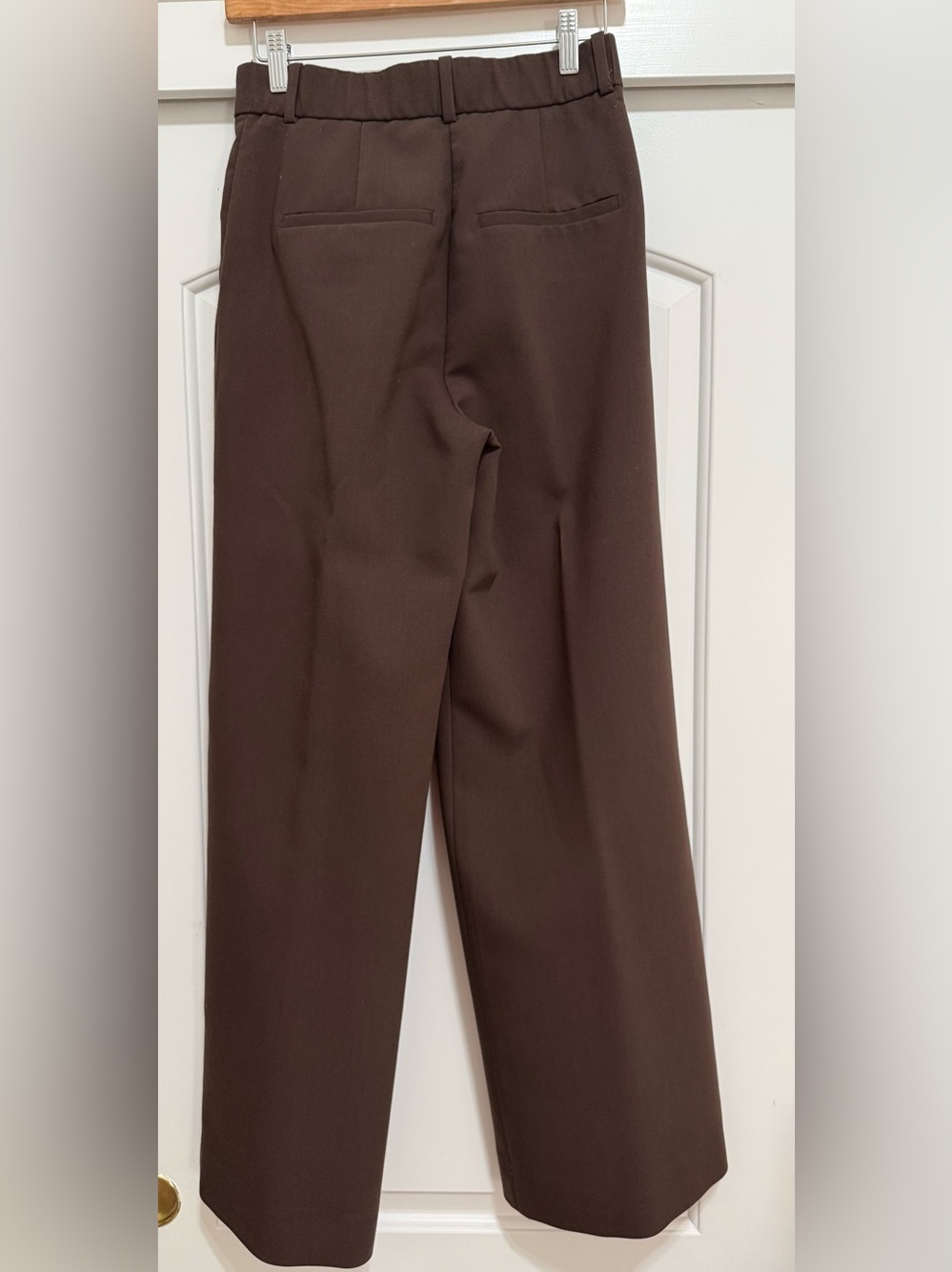 Abercrombie & Fitch Sloane Pants Dark Coffee Brown 26 - Picture 4 of 4